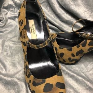 Leopard print heels